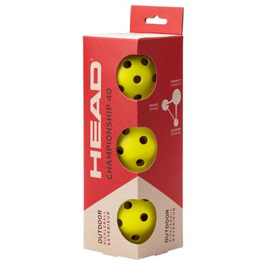 Head Championship 40 3 Pack Pickleball