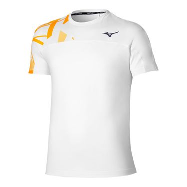 Mizuno Shadow Tee Mens White/Citrus 650004 002Y
image