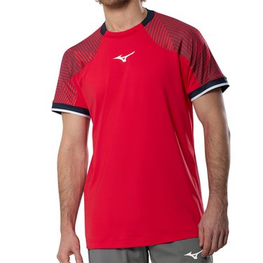 Mizuno Shadow Tee Mens Fiery Red 650023 1R1Rimage