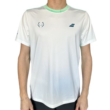 Babolat Juan Lebron Crew Shirt Mens White/White 6MZ26011 1000image