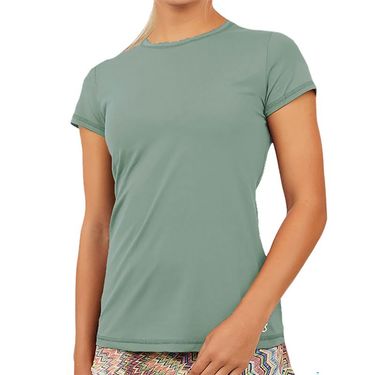 Sofibella UV Colors Short Sleeve Top Womens Army 7012 ARM
image