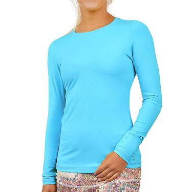 Sofibella UV Colors Long Sleeve Top Plus Size