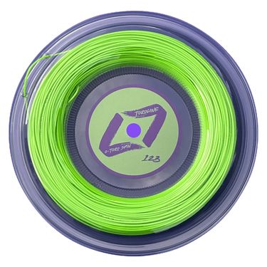 Toroline O-Toro Spin 17 (1.23mm) Tennis String Mini Reel (330) Neon Green 727252595916image