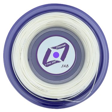 Toroline O-Toro Spin 17 (1.23mm) White Tennis String Mini Reel (330 ft.)
