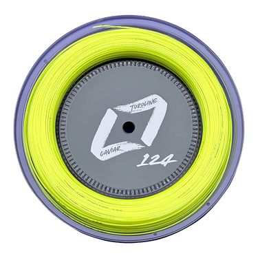 Toroline Caviar 16L (1.24mm) Tennis String Neon Yellow Mini Reel (330 ft.)