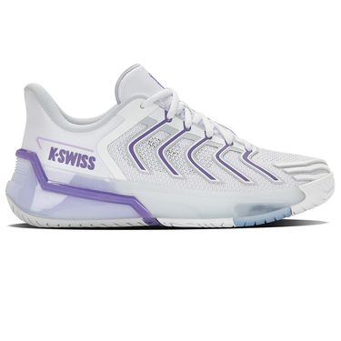K Swiss Ultrashot 4 Womens Tennis Shoe White/Lunar Rock/Purple Haze 94437 147image