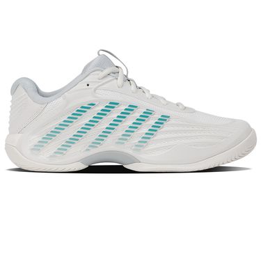 K-Swiss Hypercourt Express 3 Womens Tennis Shoe Blanc de Blanc/Glacier Grey/Baltic 94603 110image