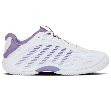 K Swiss Hypercourt Express 3 Womens Clay Tennis Shoe Clay White/Purple Haze/Lunar Rock 94604 149image