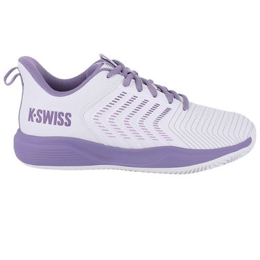 K Swiss Ultrashot Light Womens Tennis Shoe White/Purple Haze/Neon Lavendar 94767 151image