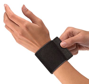 Mueller Wrist Support w/Loop Elastic Blackû961 OSFMûApearl size: OSFM
image