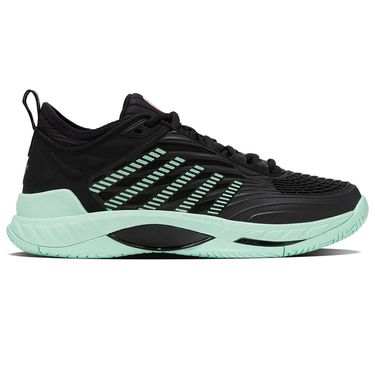 K-Swiss Hypercourt Supreme 2 Womens Tennis Shoe Black/Neon Mint 99071 065
image