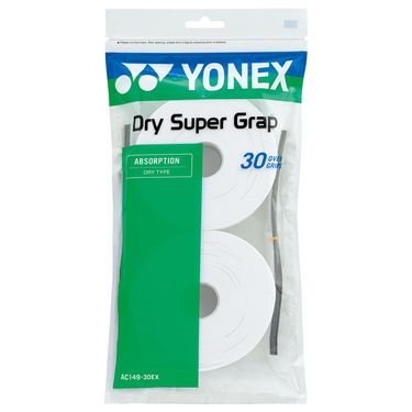 Yonex Dry Super Grap White Overgrip 30 Pack
image
