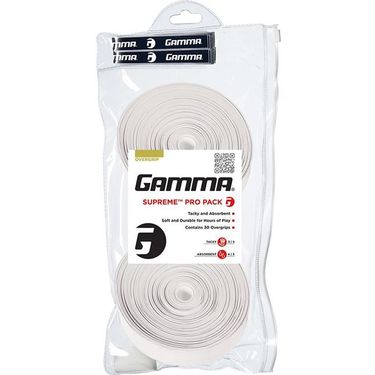 Gamma Supreme Tennis OverGrip (30 Pack)