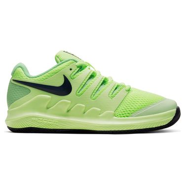 Nike Junior Court Vapor X Tennis Shoe Ghost Green/Blackened Blue/Barely Volt AR8851 302image