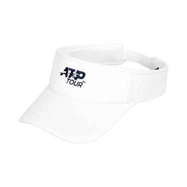 ATP Tour Logo Performance Visor - Brilliant White/Navy Blue
image