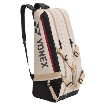 Yonex Gearlogic Racquet 6pk Tennis Bag Beige BAG72626BEimage
