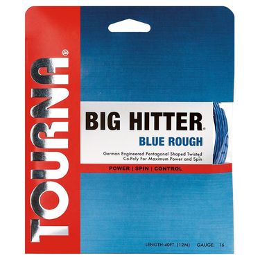 Tourna Big Hitter Blue Rough 17G Blue Tennis String