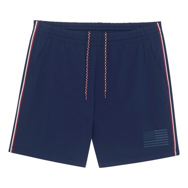 Boast x Volition 7 inch Tipped Court Short Mens Medieval Blue/Racing Red/White BVM13SH9 408image