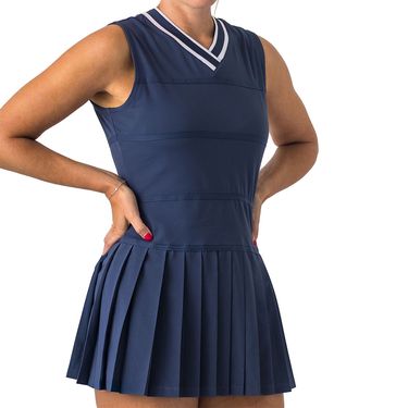 Boast V-Neck Dress Womens Navy BW52031 NVY
image