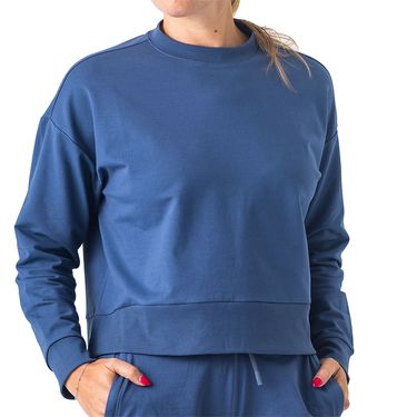 Boast Club Sweatshirt Womens Vintage Navy BW55061 VNVY
image