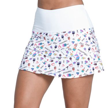 Lucky in Love Pickleball Medley Scallop Skirt