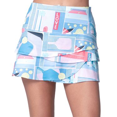 Lucky in Love Linen Nouveau Pickleball Skirt