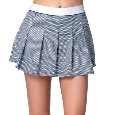 Lucky in Love Novelty Ace Mesh Pleated Skirt