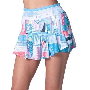 Lucky in Love Linen Nouveau Intuition Skirt Womens Periwinkle CB785 94C432
image