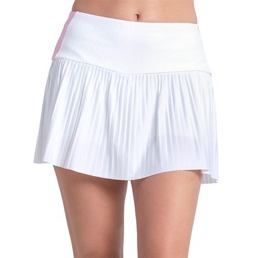 Lucky in Love Weave It To Me Racer Rib Skirt Womens White/Pink CB807 115image