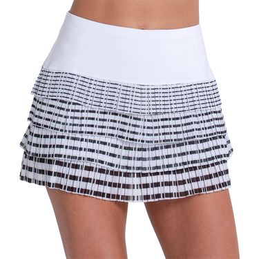 Lucky in Love Optic Play Pleated Skirt