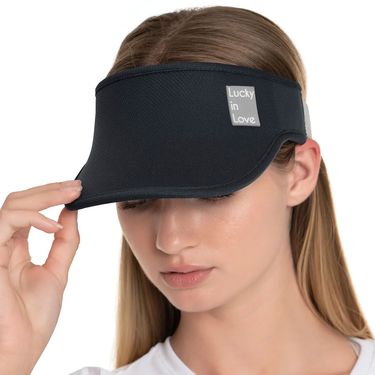 Lucky In Love Logo Stretch Womens Visor
