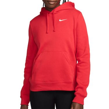 Nike Club Team Hoodie Womens Red CJ1789 657image