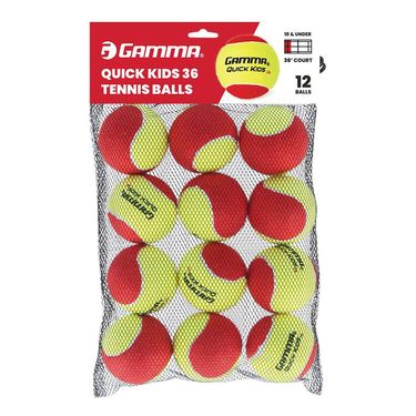 Gamma Quick Kids 36 Tennis Balls (12 Pack)