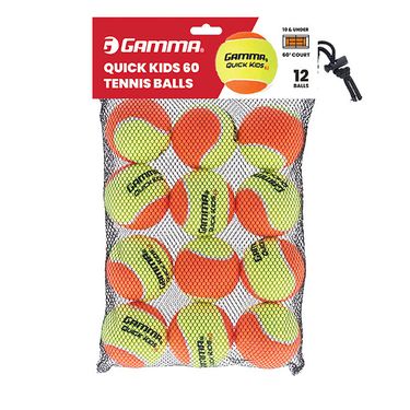 Gamma Quick Kids 60 Tennis Balls (12 Pack)