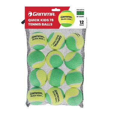 Gamma Quick Kids 78 Tennis Balls (12 Pack)