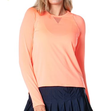 Lucky in Love Essentials High Low Breezy Long Sleeve Top