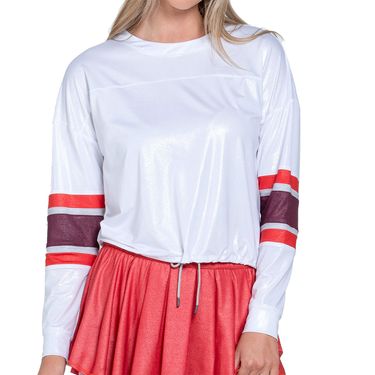 Lucky in Love Metallics Long Sleeve Top