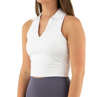 Lucky in Love Essentials Hip Fit Polo Tank Top