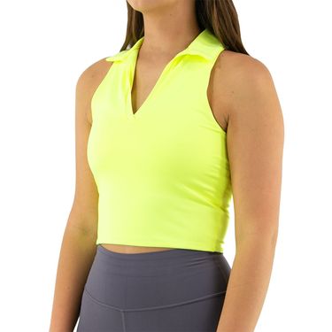 Lucky in Love Essentials Hip Fit Polo Tank Top