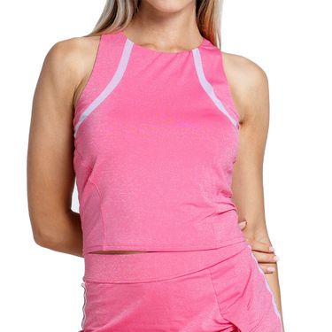 Lucky in Love x Madison Shimmer High Neck Tank Top