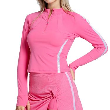 Lucky in Love x Madison Shimmer Mock Neck Long Sleeve