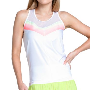 Lucky in Love Sunset Spin Tie Back Tank Top
