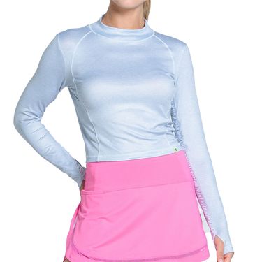 Lucky in Love L UV Mock Neck Long Sleeve Top