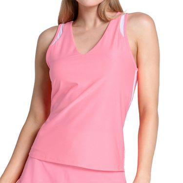 Lucky in Love Sunset Spin Shimmer V Neck Tank Top