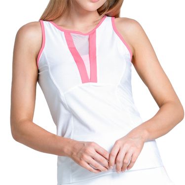 Lucky in Love Sunset Spin Love Game Tank Top Womens White CX083 155
image