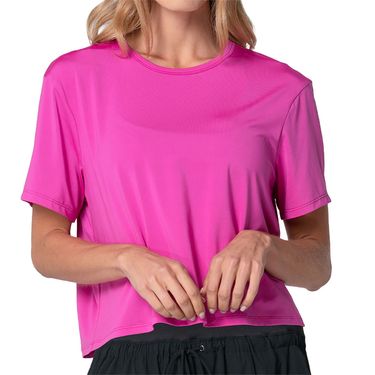 Lucky in Love PS I Love You Power Box Tee Womens Mulberry CX095 656
image