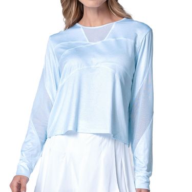 Lucky in Love x Ema Embrace Time Long Sleeve Top Womens Blue Glaze CX112 81C438
image