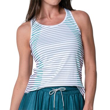 Lucky in Love Shimmer Contour Rib Tank Top