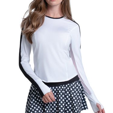 Lucky in Love Get to the Point Double Play Long Sleeve Womens White/Black CX199 121image