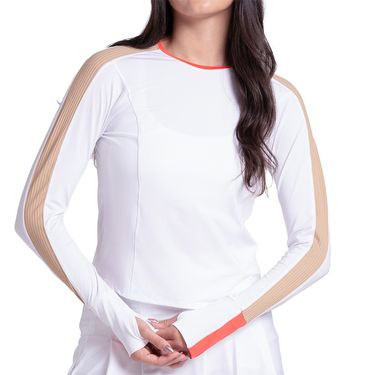 Lucky in Love At The Clubhouse Double Play Long Sleeve Womens White CX199 155image